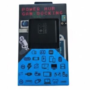 NWT GAN 65W 3 In 1 Nintendo Switch Dock & Laptop Charging Hub Black
